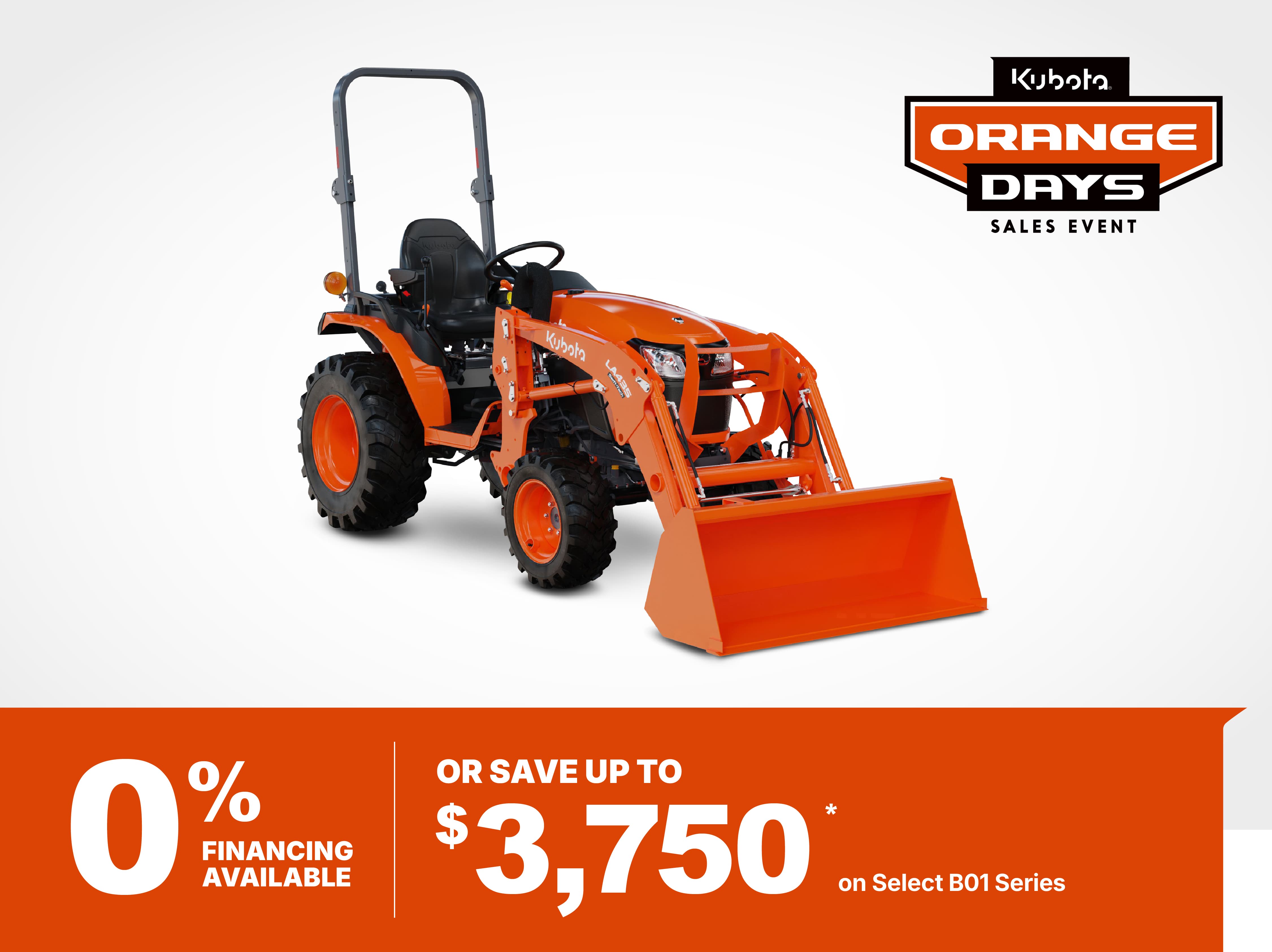 Save on B01 Series Tractors - Bar H Implement, Inc.